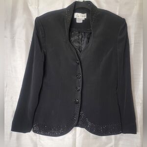 Liz Elana Elegant Black Women's Blazer